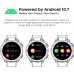TICWRIS Andriod Smart Watch, GPS Android Smartwatch, 4G LTE with 2.86" Touch Screen, Face Unclok Phone Watch with 2880mAh Battery, IP67 Waterproof Sport Watch,3GB+32GB Andriod Watch for Men (Black)